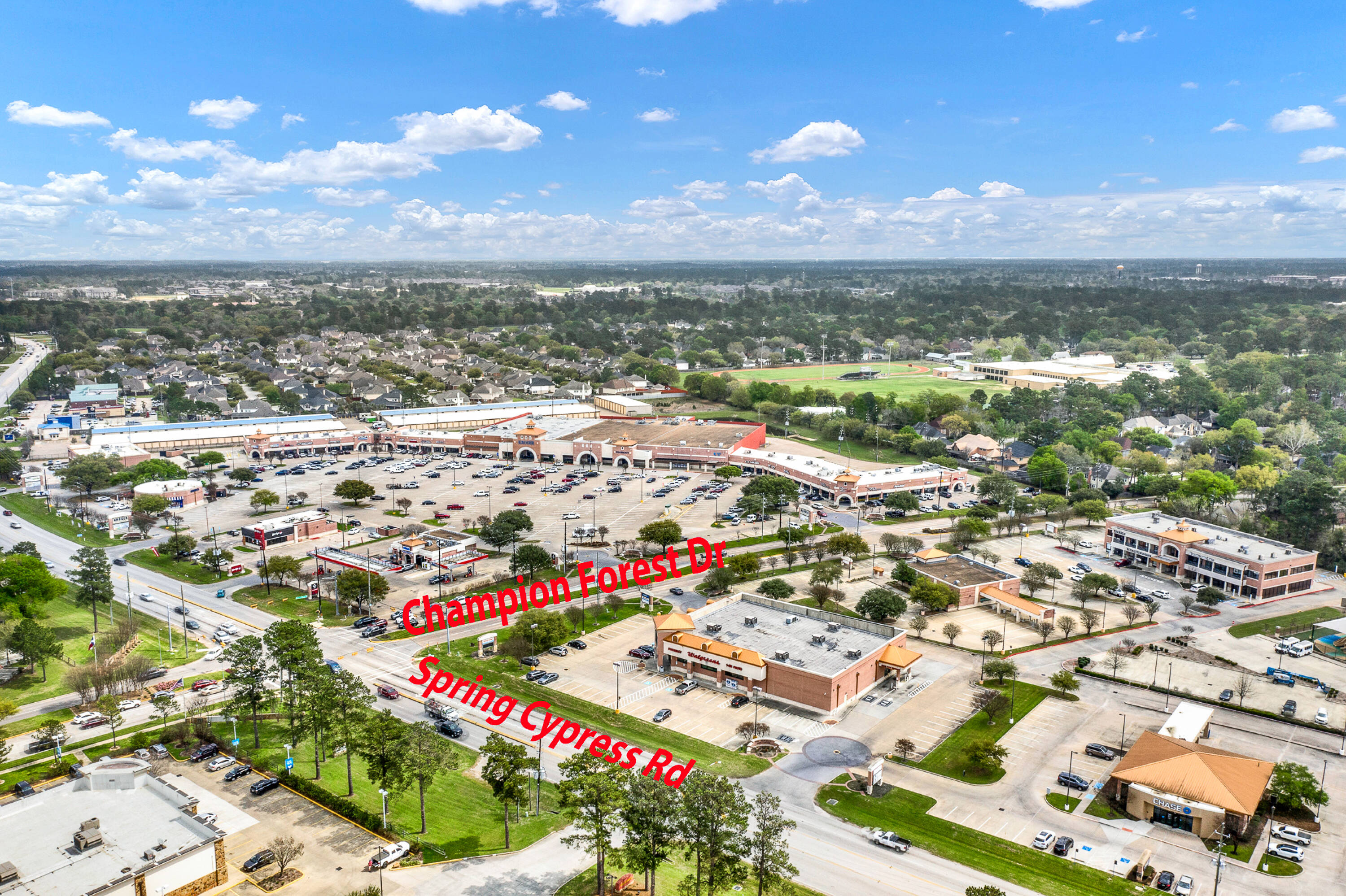 5,131 SF of Prime Retail Space Lease !, 18551 Champion Forest Drive, Spring, TX 77379