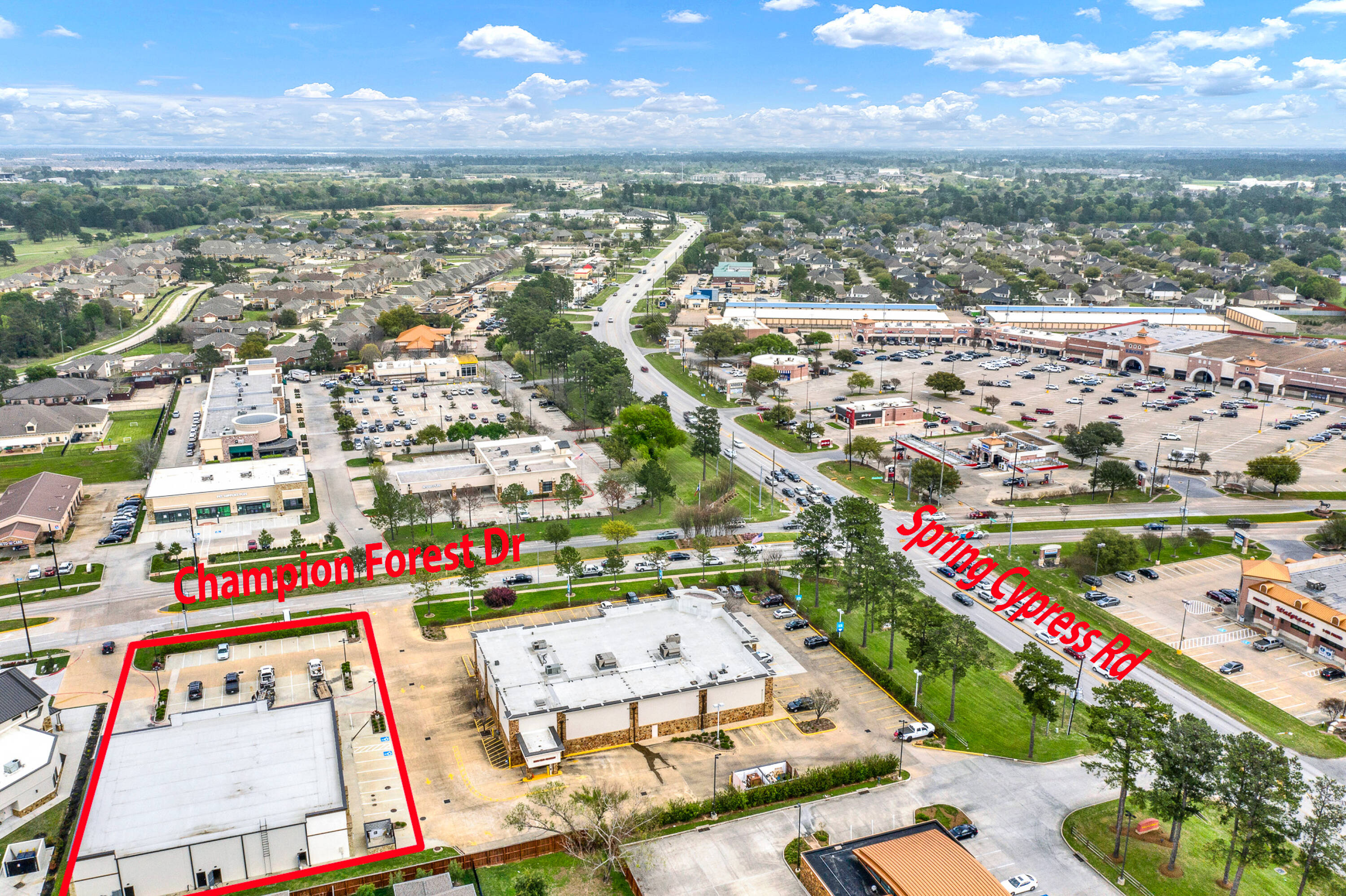 5,131 SF of Prime Retail Space Lease !, 18551 Champion Forest Drive, Spring, TX 77379