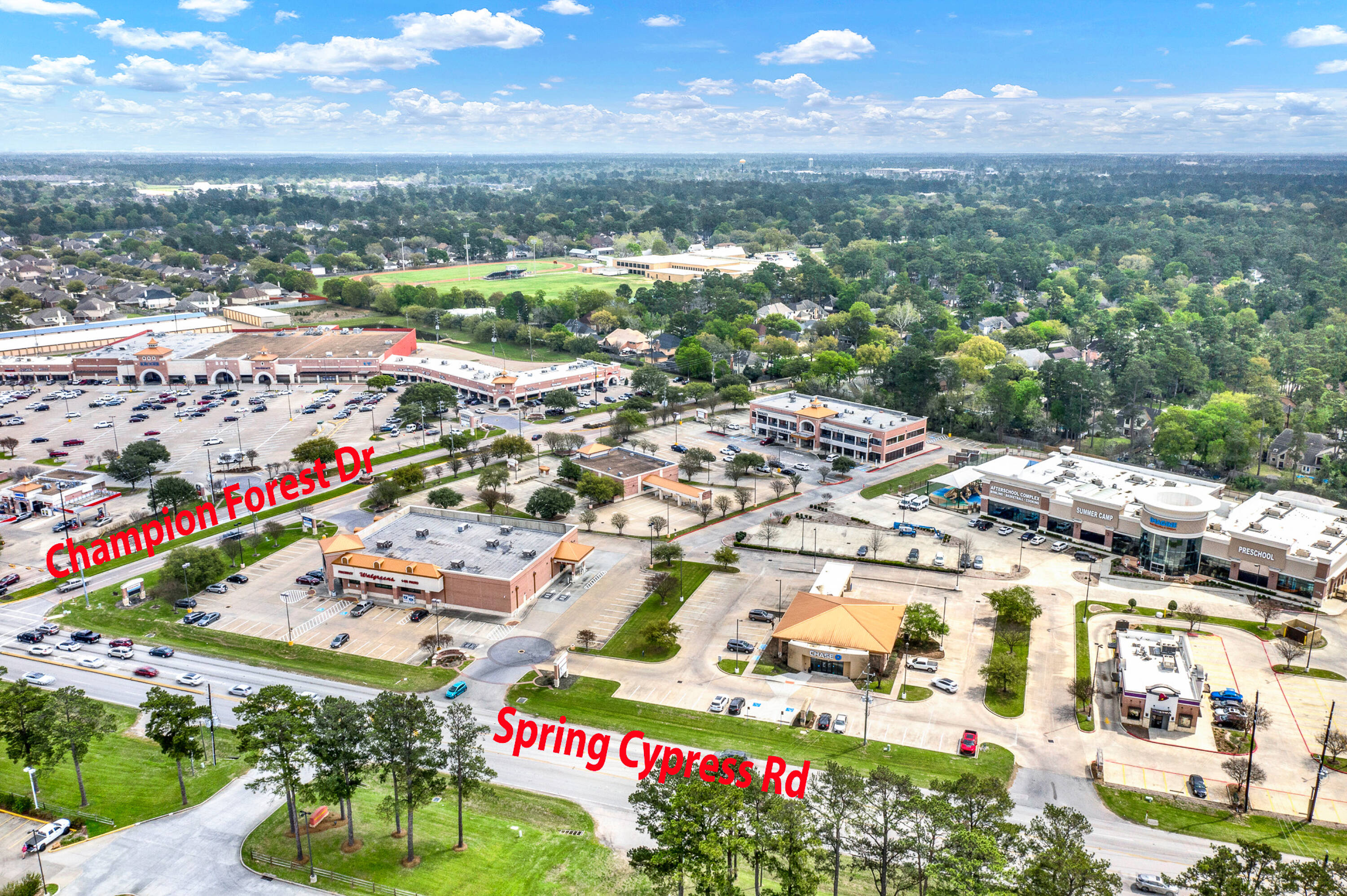5,131 SF of Prime Retail Space Lease !, 18551 Champion Forest Drive, Spring, TX 77379