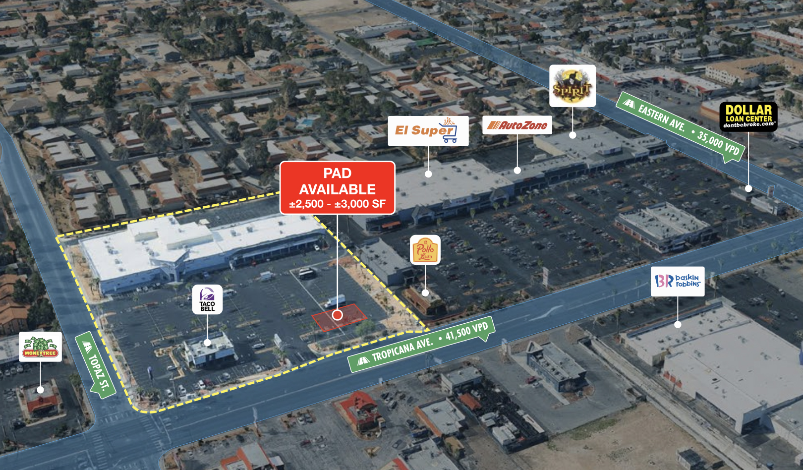 Tropicana-Topaz Plaza PAD