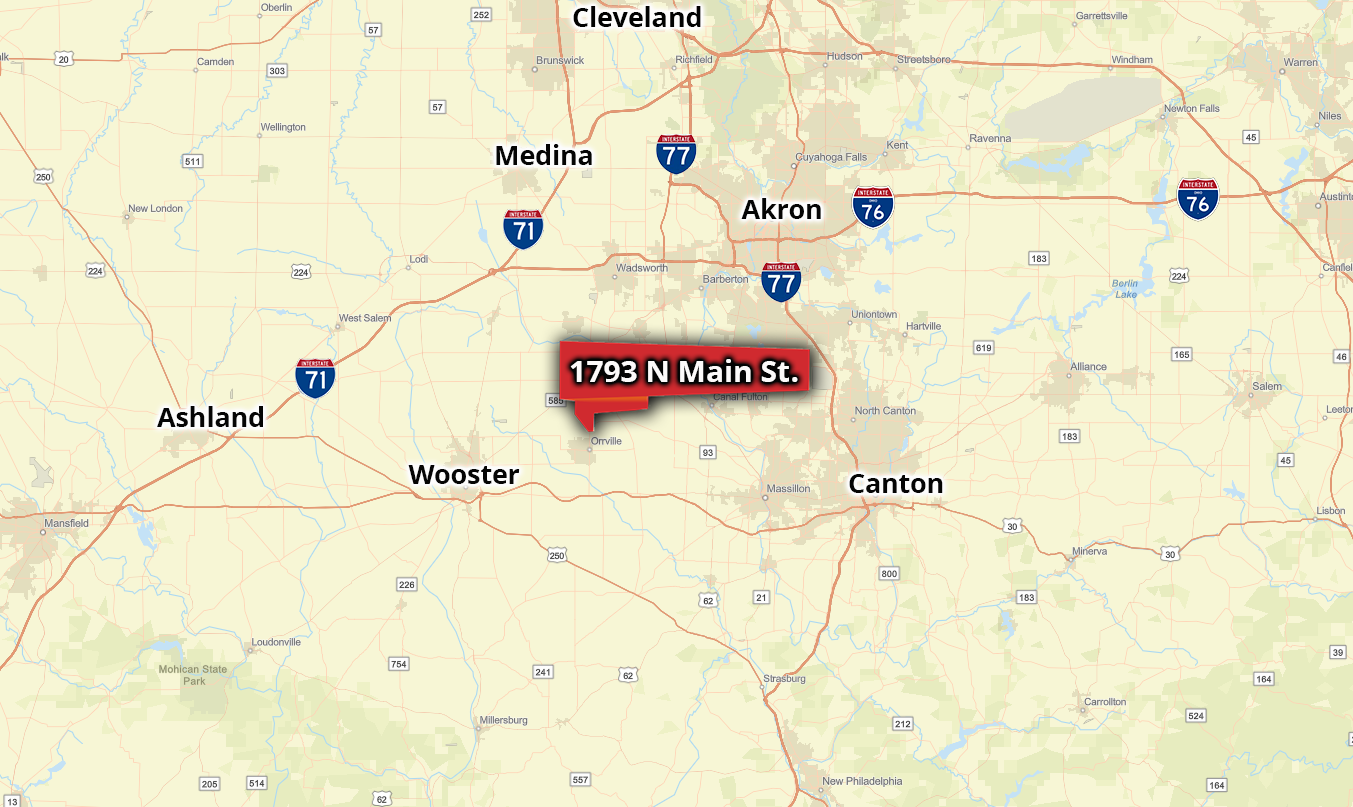 1793 North Main Street, Orrville, OH 44230