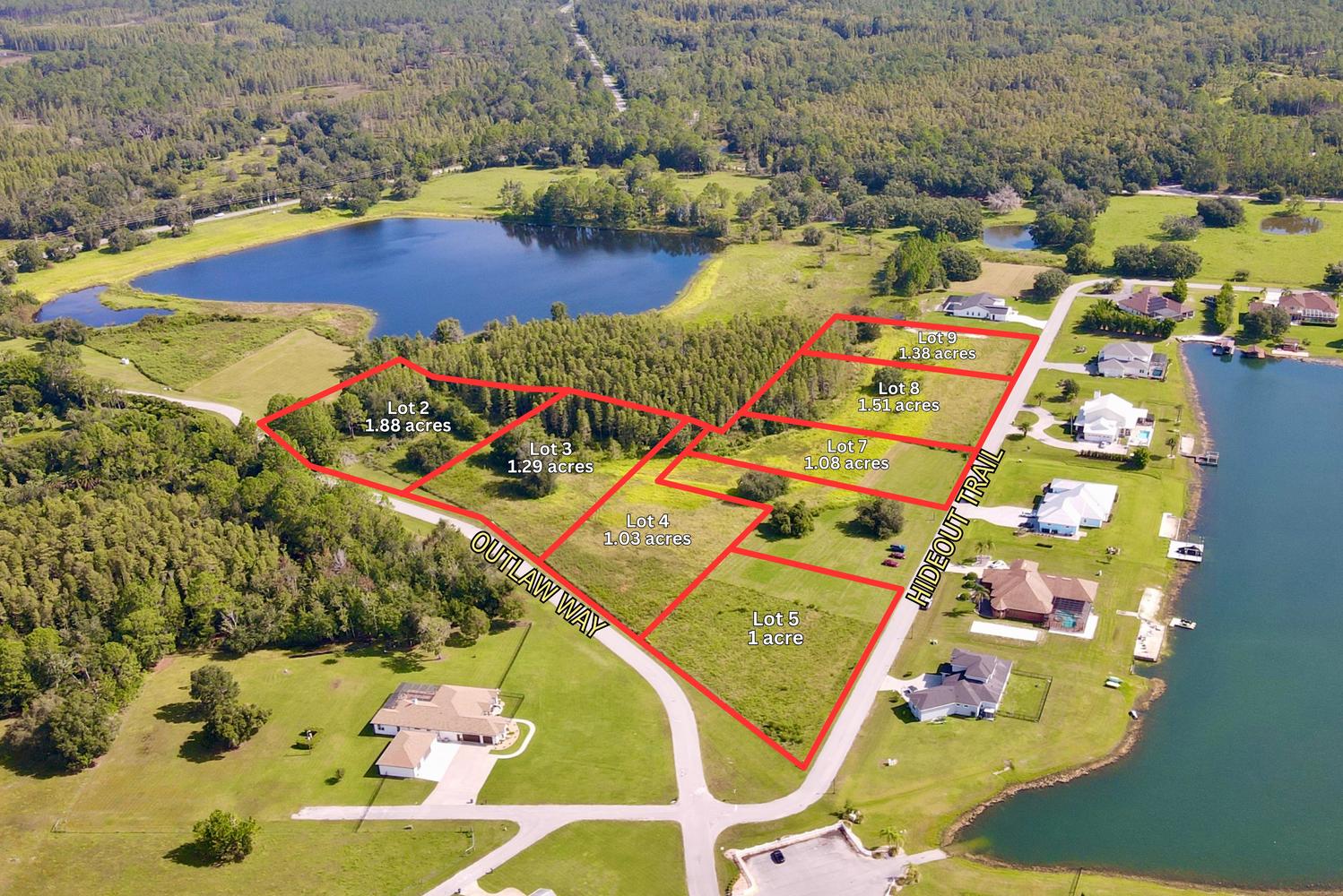 Lot 8 @ Outlaw Ridge in Land O'Lakes FOR SALE on Outlaw Way, realnex.com