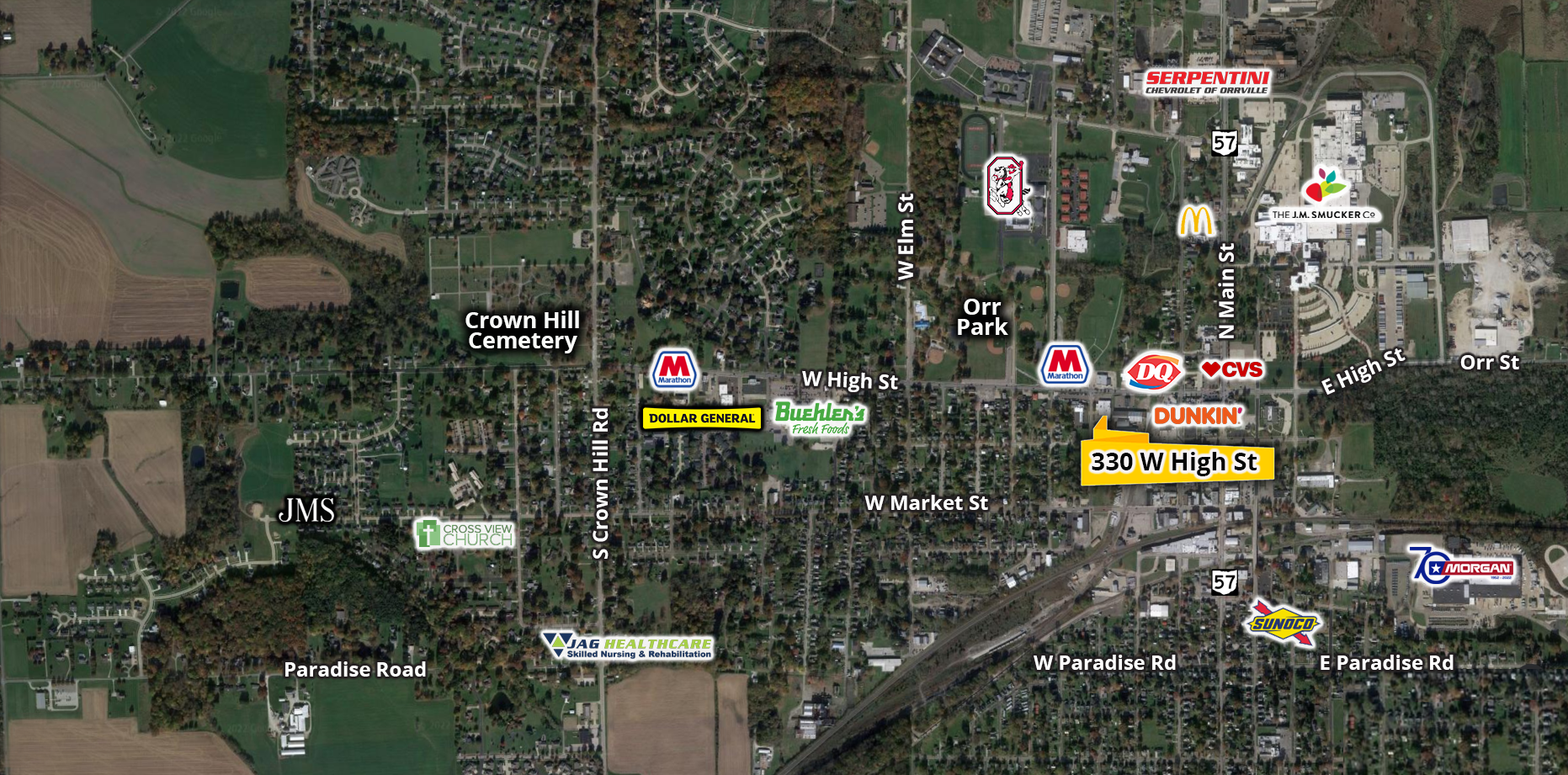 330 West High Street, Orrville, OH 44667