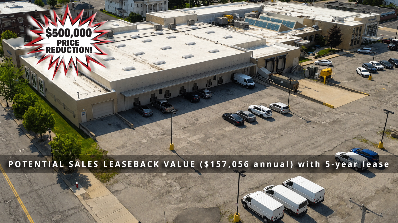 Rare Office/Industrial Building with Seller Leaseback Potential
