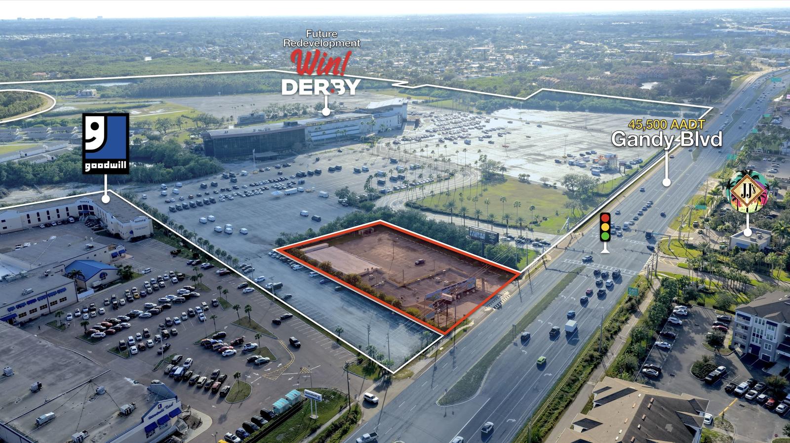 1.5 ac Redevelopment @ Entrance to Derby Lane FOR SALE on 10568 Gandy ...