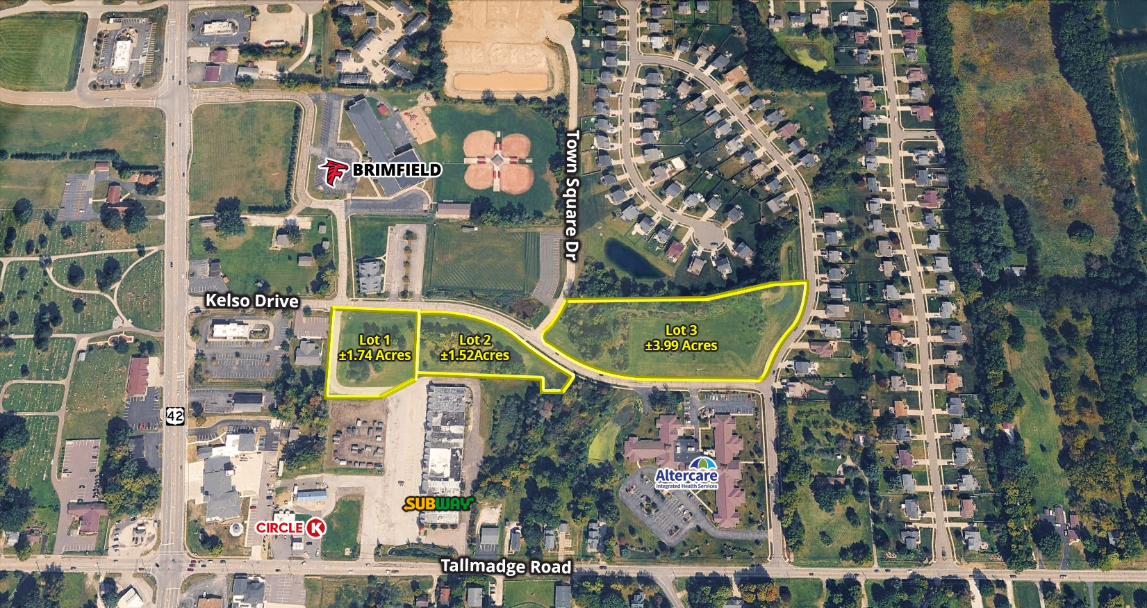 3 Parcels of Land Available on Kelso Drive