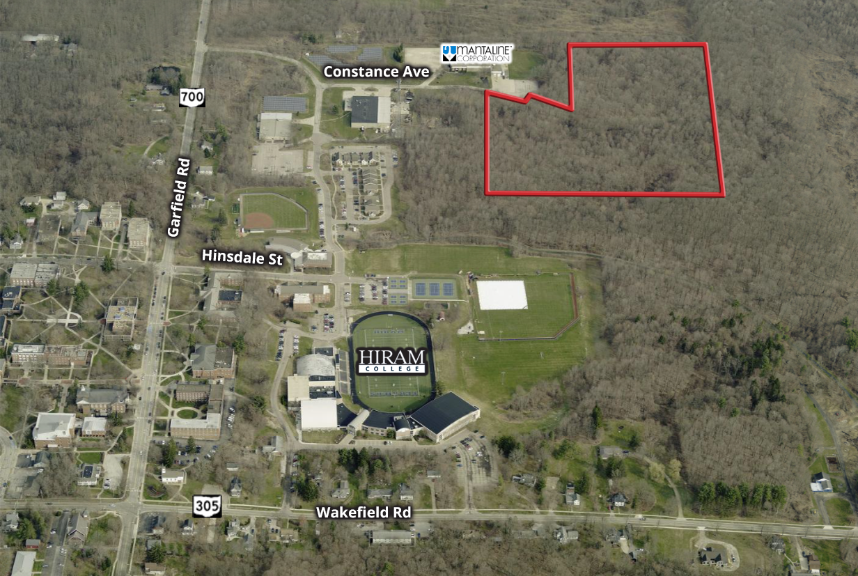 ±30AC of Industrial Land Available in Hiram, OH