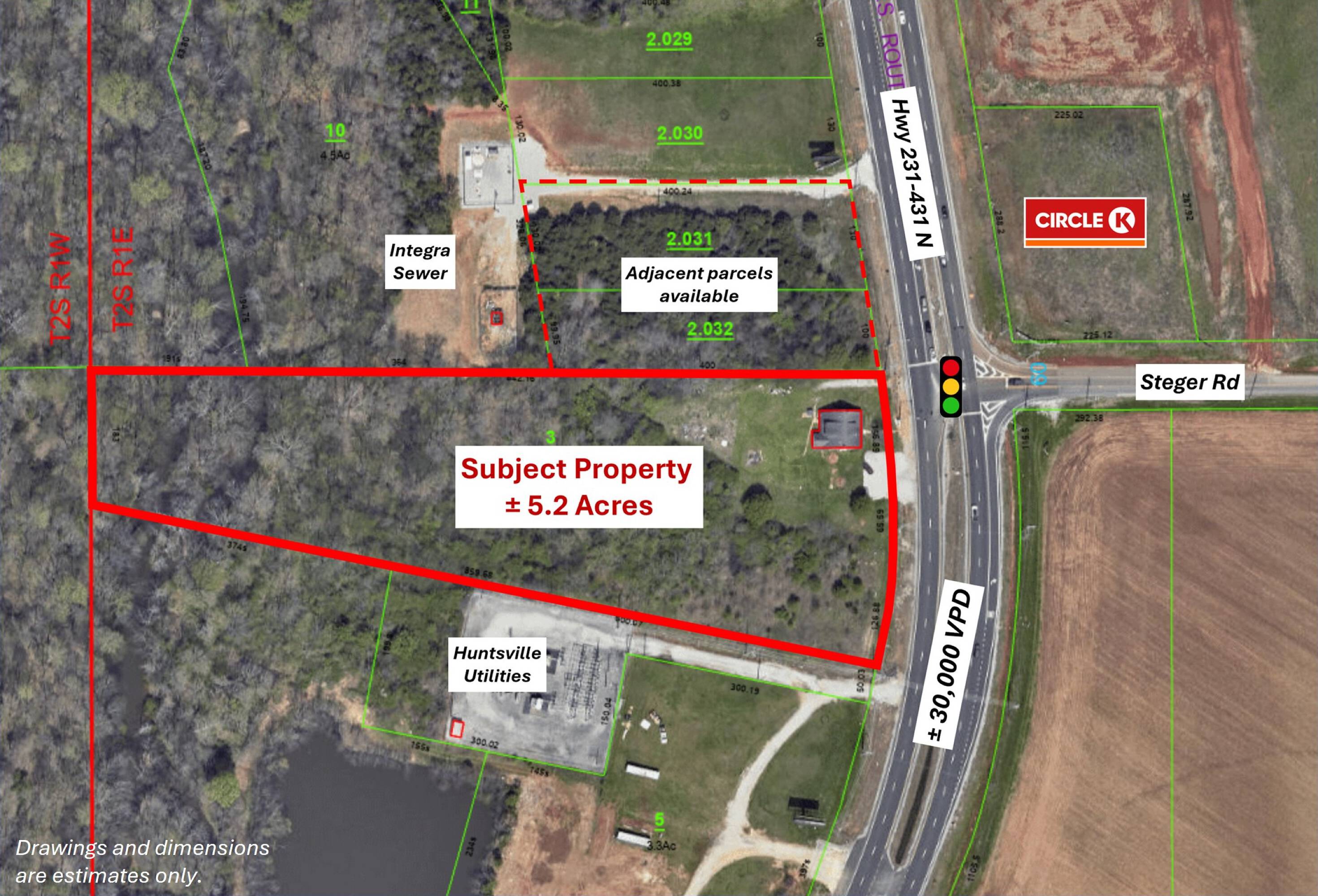 5.2 AC Land Parcel in Meridianville