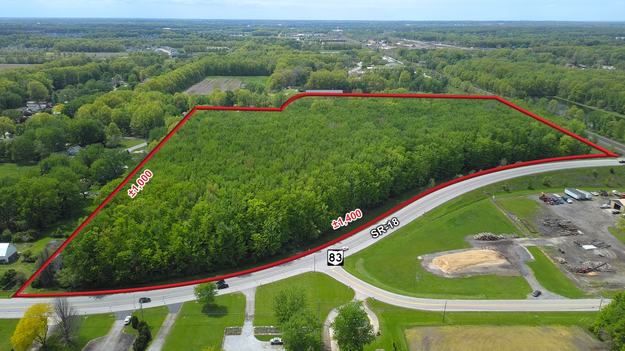 ±23 Acres of Industrial Land for Sale