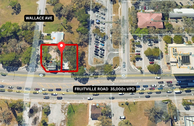 Fruitville Rd Redevelopment Opportunity | DTC Zoned Near Downtown Sarasota, FL