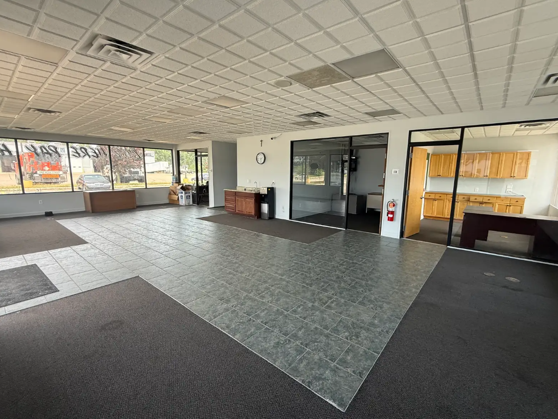 Auto Sales Facility with Separate Repair Building
