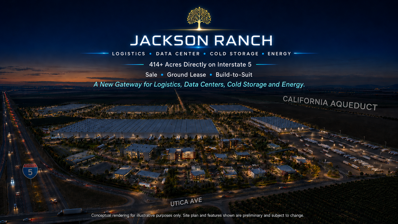 414+ Acre I-5 Logistics, Industrial & Energy Campus 