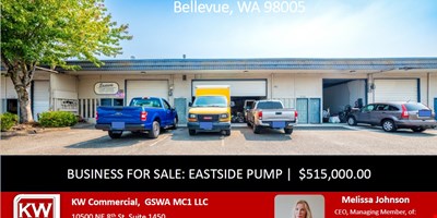Eastside Pump For Sale, Bellevue WA 