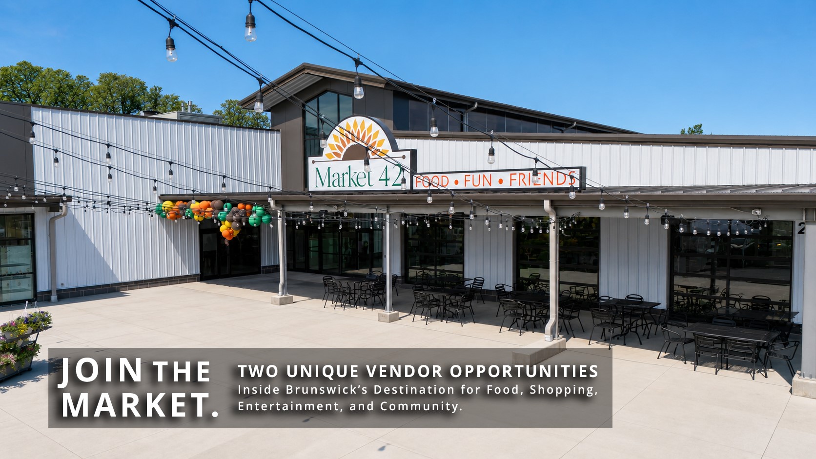 Unique Retail/Food Vendor Units Available for Lease at Market 42