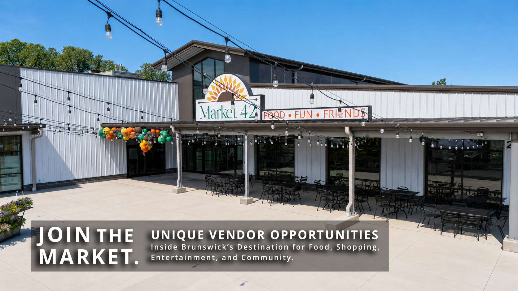 Unique Retail/Food Vendor Units Available for Lease at Market 42