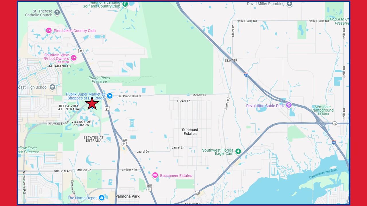 FOR SALE Commercial Corner in Cape Coral, Del Prado Boulevard, Cape Coral, FL 33909