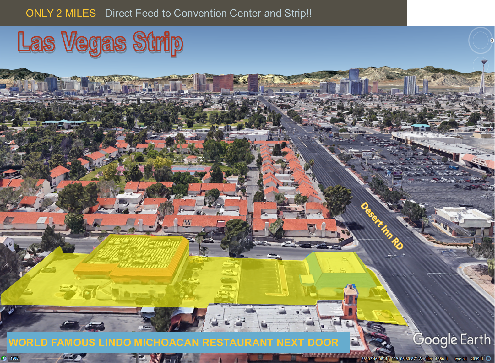 2625 E Desert Inn AND 3340 Topaz-Retirement Sale-$105/PSF, 2625 E Desert Inn, Las Vegas, NV 89121
