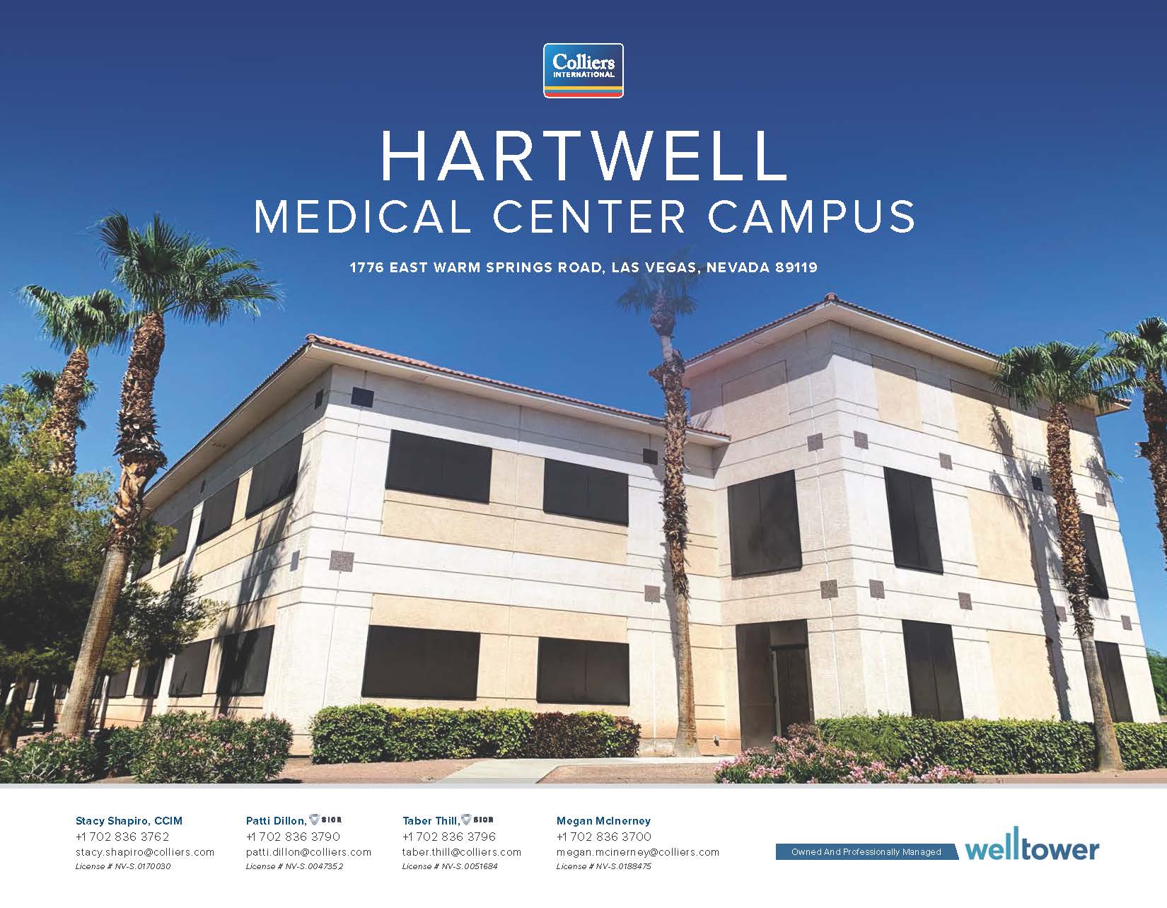 Hartwell Medical Center FOR LEASE on 1776 East Warm Springs Road