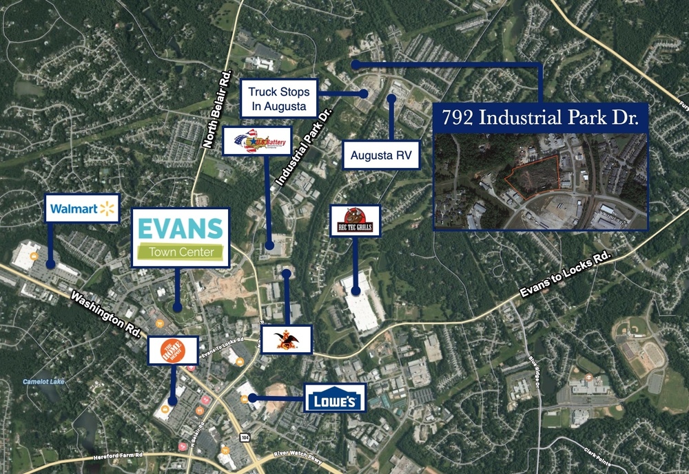 Evans Industrial Dev. Land | Near Evans Town Center FOR SALE on 792 ...
