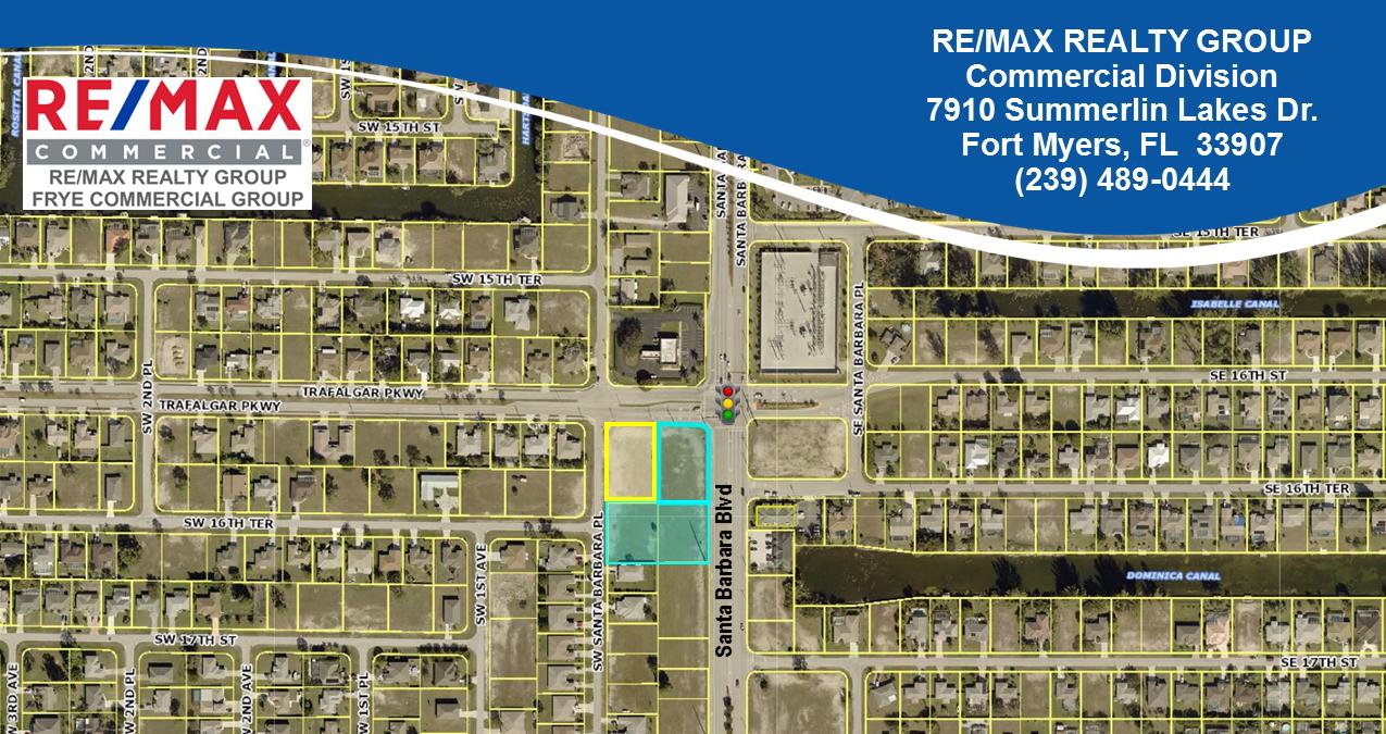 Signalized Corner Lot - 2.25± acres, 1606 Santa Barbara Boulevard, Cape Coral, FL 33991