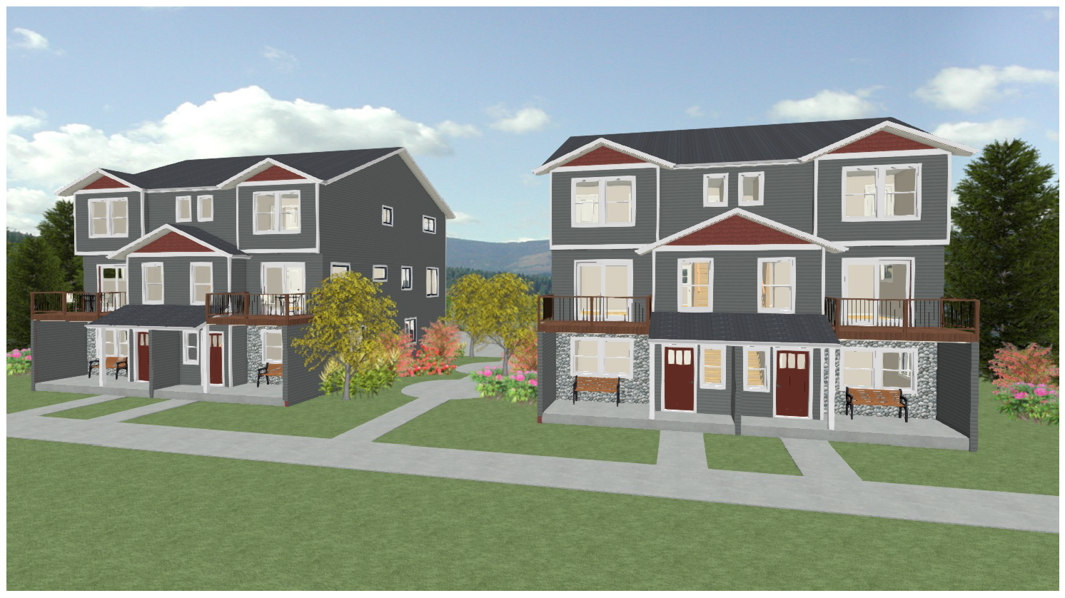 Permit Ready Four Unit Lot along Cowlitz River