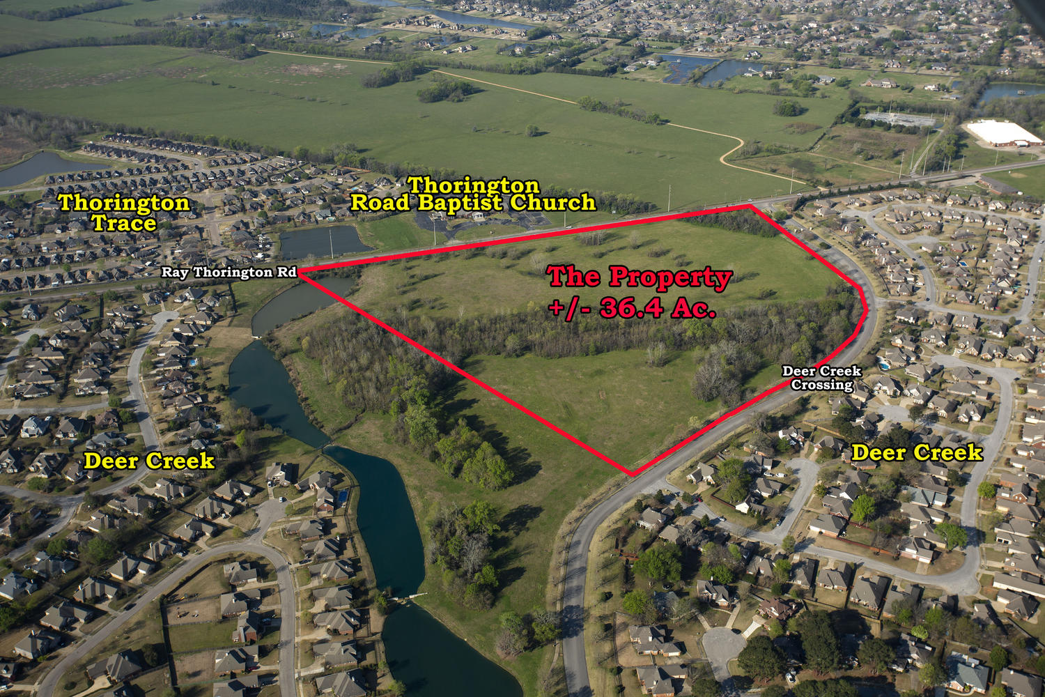 36.4 Ac. Ray Thorington Road FOR SALE on Ray Thorington Road,