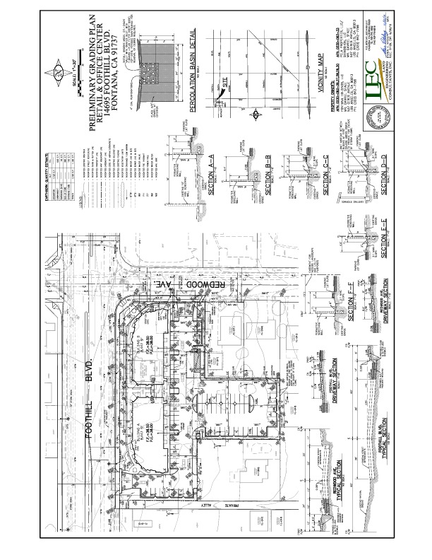 Land property in Fontana, CA