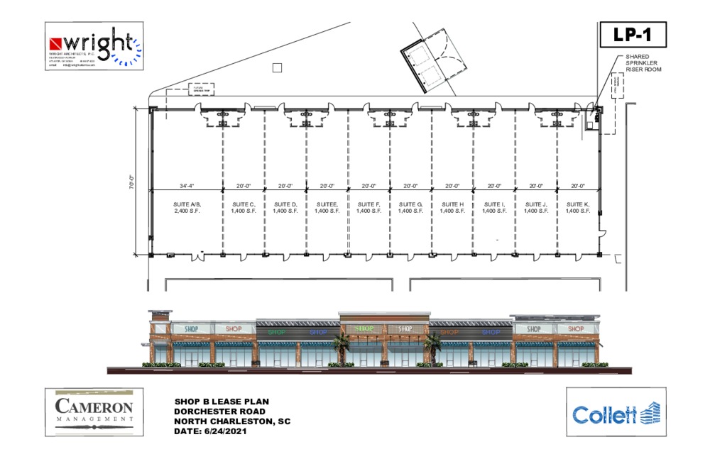Cedar Grove Commons Phase II Shop B FOR LEASE on Dorchester Road