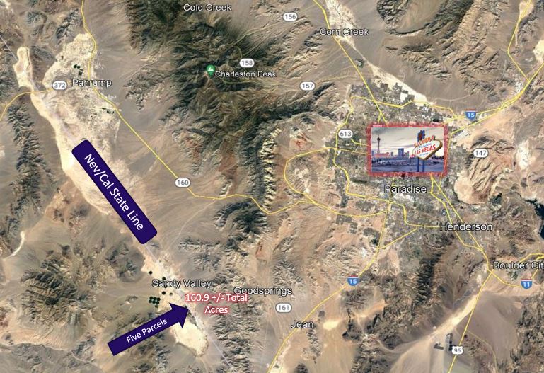 20.21 +/- Acres in Sandy Valley