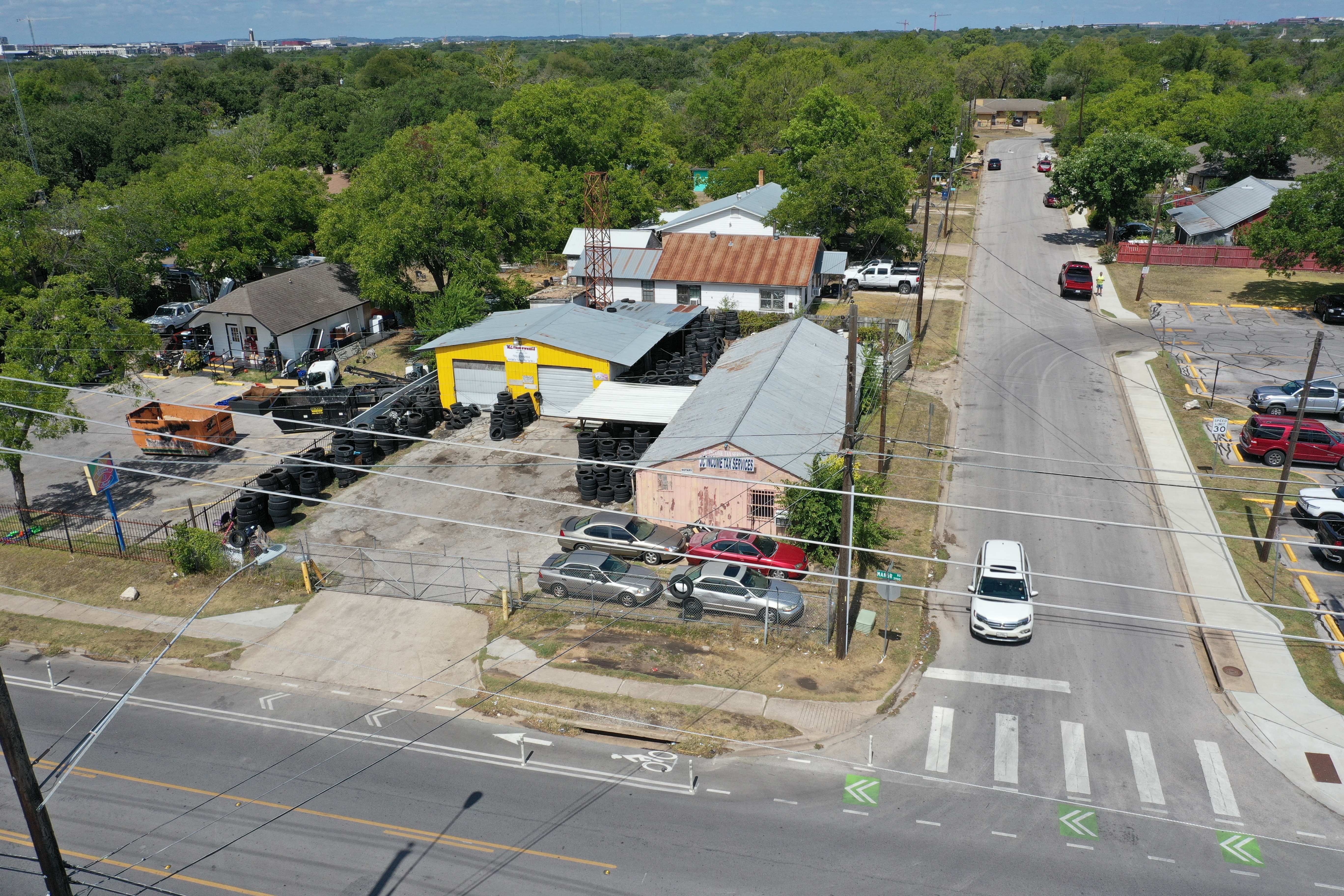 Commercial Corner Lot Property in East Austin
