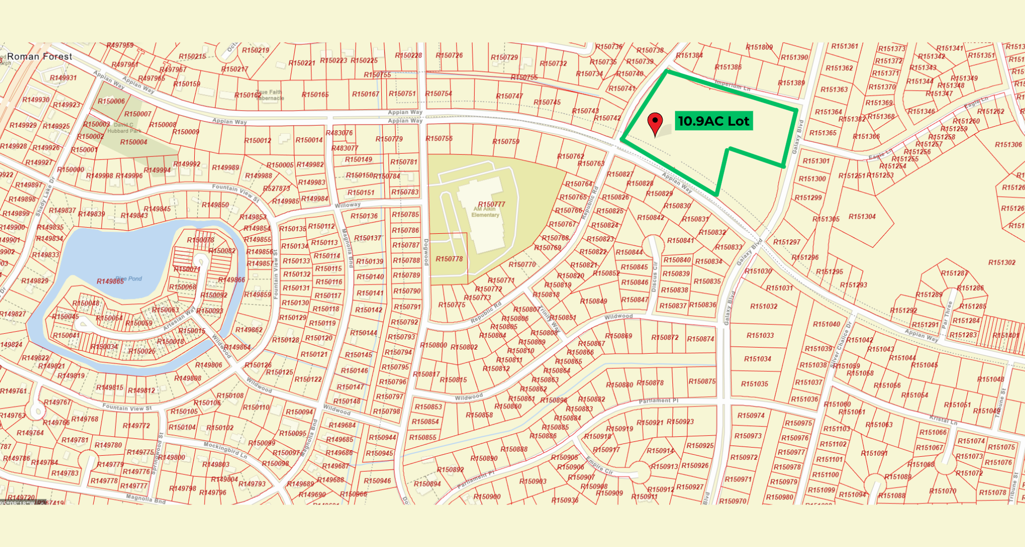 10.9 AC New Caney, Appian Way, TX 77357