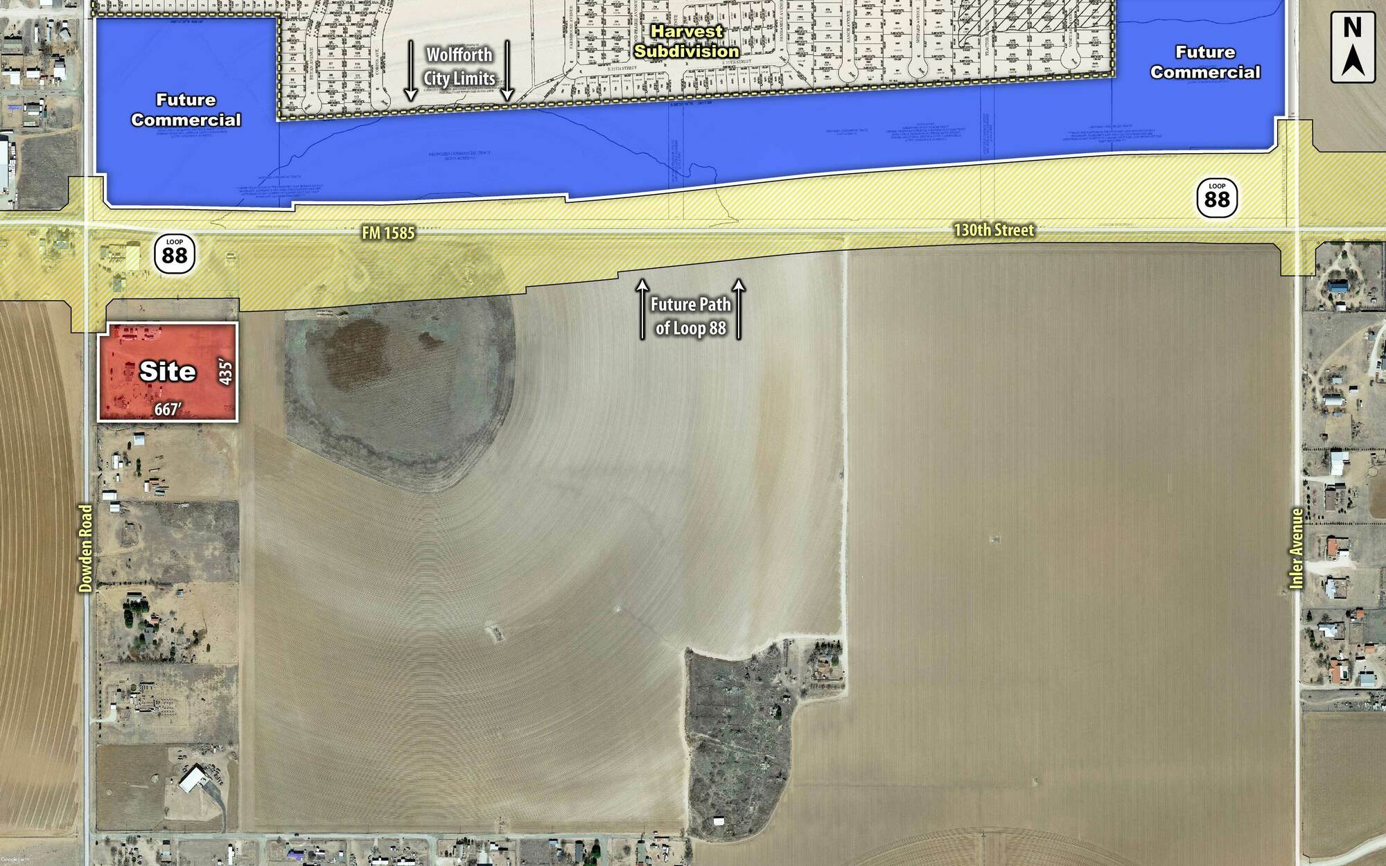 Vacant Land (0-10 Acres) in Wolfforth